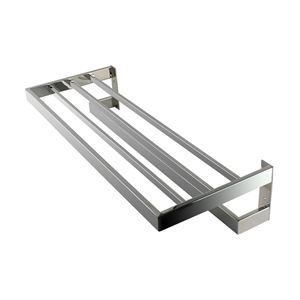 Square Chrome 304 Stainless Steel Double