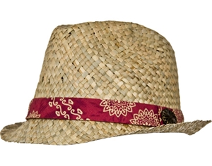 Dents Mens Seagrass Straw Trilby Hat