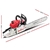 Giantz 58CC Commercial Petrol Chain Saw - Red & White