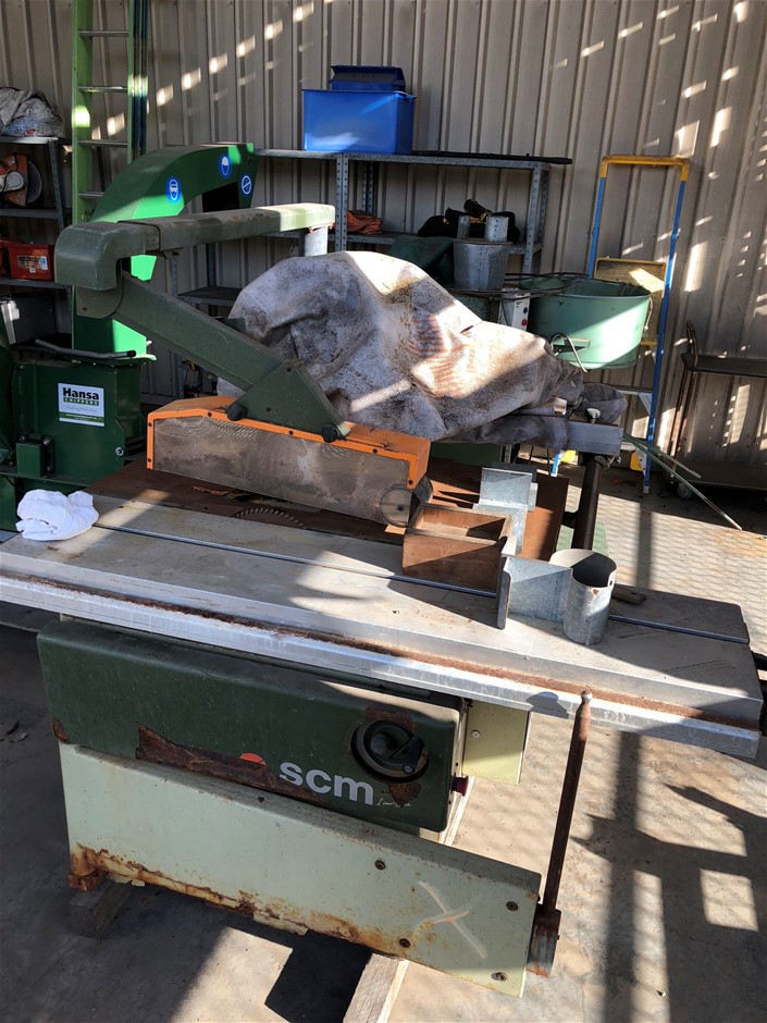 SCM Panel Saw and WOODFAST Dust Extractor Auction (0008-5037223 ...