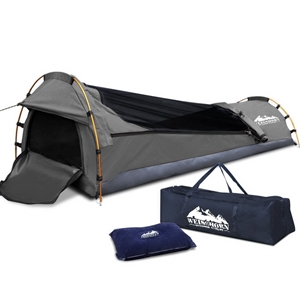 Weisshorn Single Size Canvas Tent - Grey