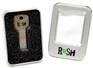 RiiSH 128GB USB Flash Drive (Silver)