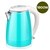 18/10 Stainless Steel Cordless 1.7L Kettle Jug Electric 360 Base 1800W Blue