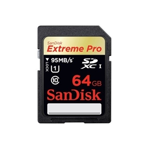 SanDisk 64GB Extreme Pro SDXC UHS-I Card