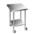 Cefito 760x760mm Commercial Stainless Steel Kitchen Bench Table w/ wheels