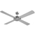 Devanti 52'' 1300mm Ceiling Fan 4 Wooden Blades w/Remote Fans Silver
