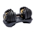 48kg Powertrain Adjustable Dumbbell Home Gym Set Gold