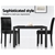 Artiss 2x Dining Chairs PU Leather Padded High Back Wood Cafe Kitchen Black