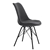 Artiss 2x Dining Chairs Eames Chair DSW Velvet Fabric Padded Iron Legs Grey