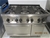Zanussi Gourmet range 6 x burner stove with oven under and warming cupboard