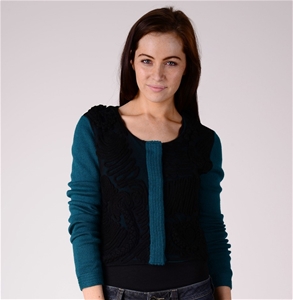 Didier Parakian Cropped Cardigan With Co