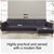 Sarantino Linen Fabric Corner Sofa Bed Couch Lounge w/ Chaise D.Grey