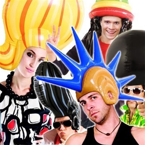 Inflatable Wigs - Punk