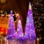 Christmas Motif Lights Foldable Cone Set 120 LED Fairy Outdoor