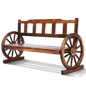 Gardeon Garden Bench Wooden Wagon Chair 
