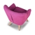 Keezi Kids Sofa Armchair Pink Linen Lounge Nordic French Couch Room