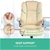 PU Leather Executive Office Chair - Beige