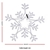 Jingle Jollys Christmas LED Motif Lights - Multi Colour Snowflake