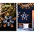 Jingle Jollys Christmas LED Motif Lights - Multi Colour Snowflake