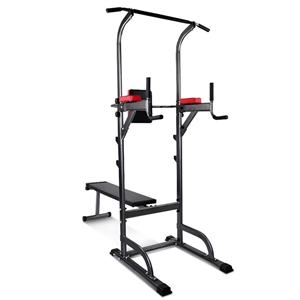 Everfit Chin Up Flat Bench Station