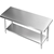 Cefito 1524x760mm Commercial Stainless Steel Kitchen Bench 430 Food Prep