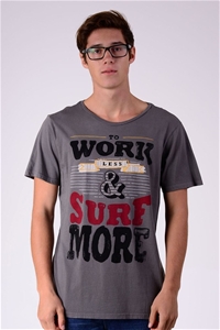 Rusty Mens Less Work T-Shirt