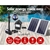 110W Solar Fountain Battery Outdoor Fountains Submersible Water Pump