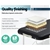 Zenses 55cm Portable Aluminium Massage Table 2 Fold Massage Bed Beauty Bed
