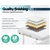 Zenses 75cm Portable Aluminium Massage Table 2 Fold White Beauty Therapy