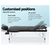 Zenses Massage Table 70cm Portable 3 Fold Aluminium Therapy Beauty Bed