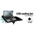 Rotating Mobile Laptop Adjustable Desk with USB Cooler Black