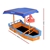Keezi Boat-Shaped Canopy Sand Pit