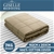 Giselle Bedding 7KG Cotton Gravity Weighted Blanket Deep Sleep Adult Brown