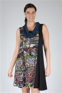 Insalata Scarf Detail Dress (Plus Sizes)