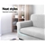 Artiss 2-piece Sofa Cover Elastic Stretch Protector 1 Seater Grey