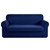 Artiss 2-piece Sofa Cover Elastic Stretch Protector 3 Seater Navy