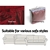 Artiss 2-piece Sofa Cover Elastic Stretch Protector 1 Seater Burgundy