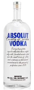 Absolut Vodka (6 x 700mL)