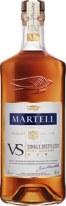 Martell VS Cognac (1x 700mL), France.