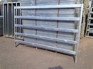 20x Gal Panels,5 rail,1.8m(h), 2.8m(l),5