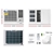Devanti Window Wall Box Air Conditioner 1.6kW - White