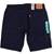 LEVI'S Men's 505 Regular Denim Shorts, Size 38, Cotton/ Elastane, Navy Blue