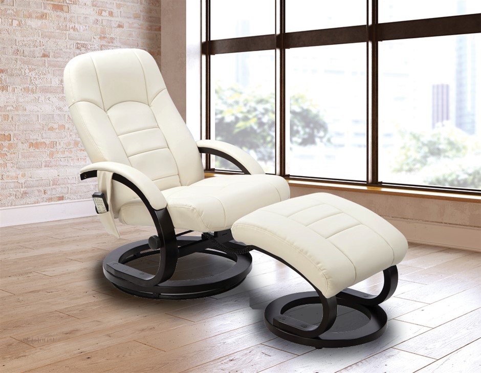 Pu Leather Deluxe Massage Chair, Leather Rocking Chair Australia