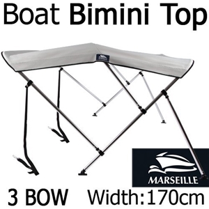 Boat Bimini Top Canopy 3 Bow 150 - 170cm