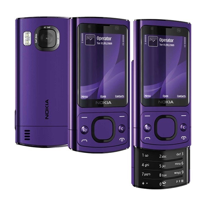 nokia 6700 slide mobile phone unlocked purple auction graysonline australia