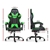 Artiss Office Chair Gaming Chair Computer PU Leather Armrest Black Green