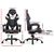Artiss Gaming Office Chairs Racing Recliner Racer Footrest White