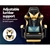 Artiss Office Chair Gaming Chair PU Leather Seat Armrest Black Golden