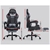 Artiss Office Chair Gaming Chair PU Leather Seat Armrest Black Grey