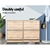 Artiss Shoe Cabinet Storage Rack 24 Pairs Organiser Shelf Cupboard Oak